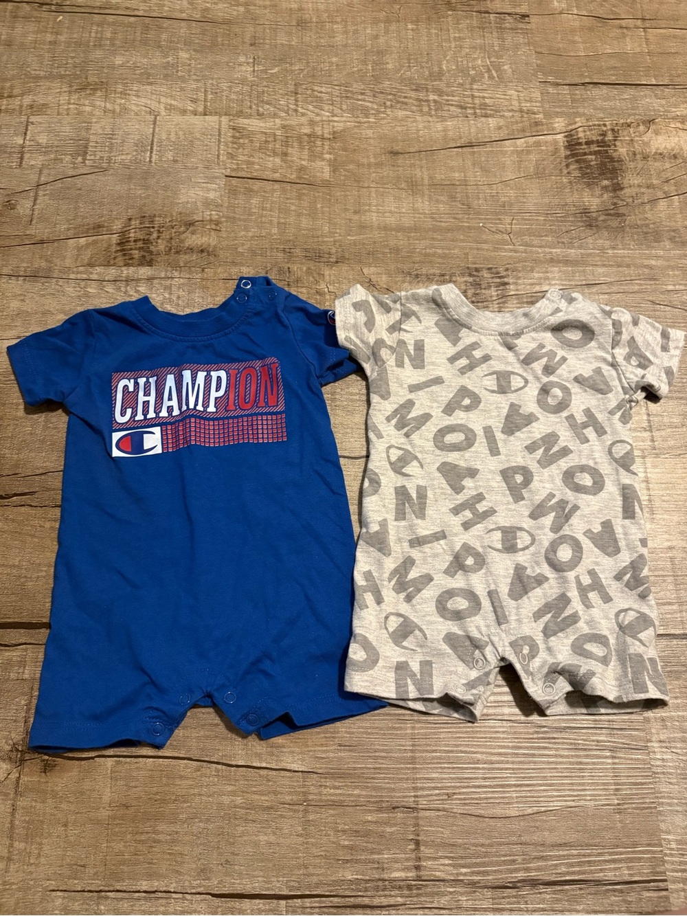Champion Short Sleeve Baby Rompers